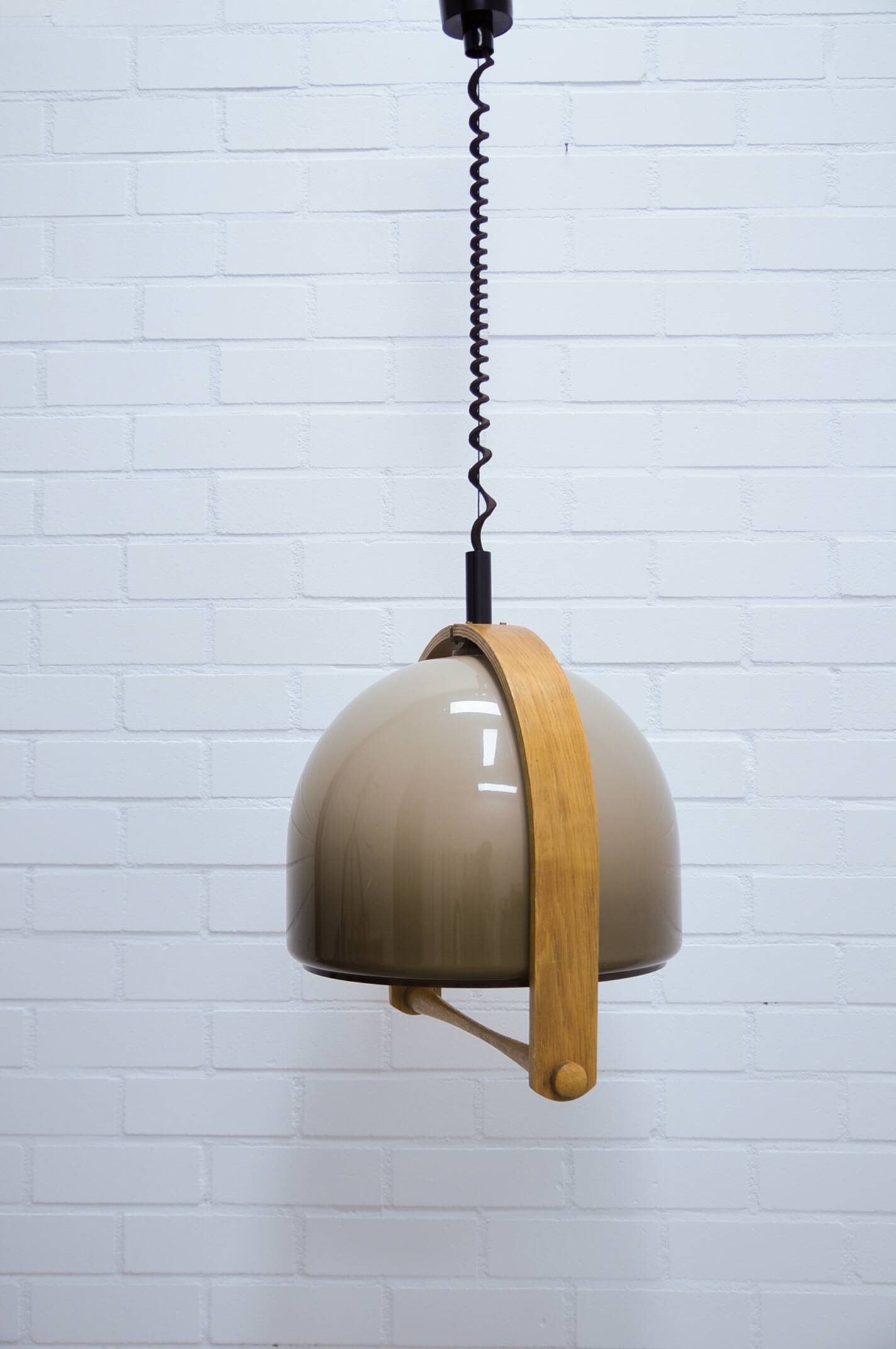 Vintage space age pendant lamp temde leuchten