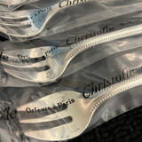 Christofle pearls 12 new oyster forks