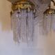 Lustre panier ancien en bronze