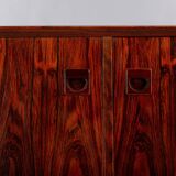 Low Danish Rosewood Sideboard by E. Brouer for Brouer Møbelfabrik, 1960s