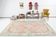 Pink madallion carpet rug 310x199cm