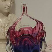 Ashtray in Czech Art Glass, mid-20th century.