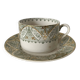 Large cup and saucer in Creil and Montereau ironstone.