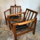 Walter Knoll Vintage Scandinavian Armchair Pair