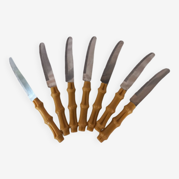 Lot de 7 couteaux vintage