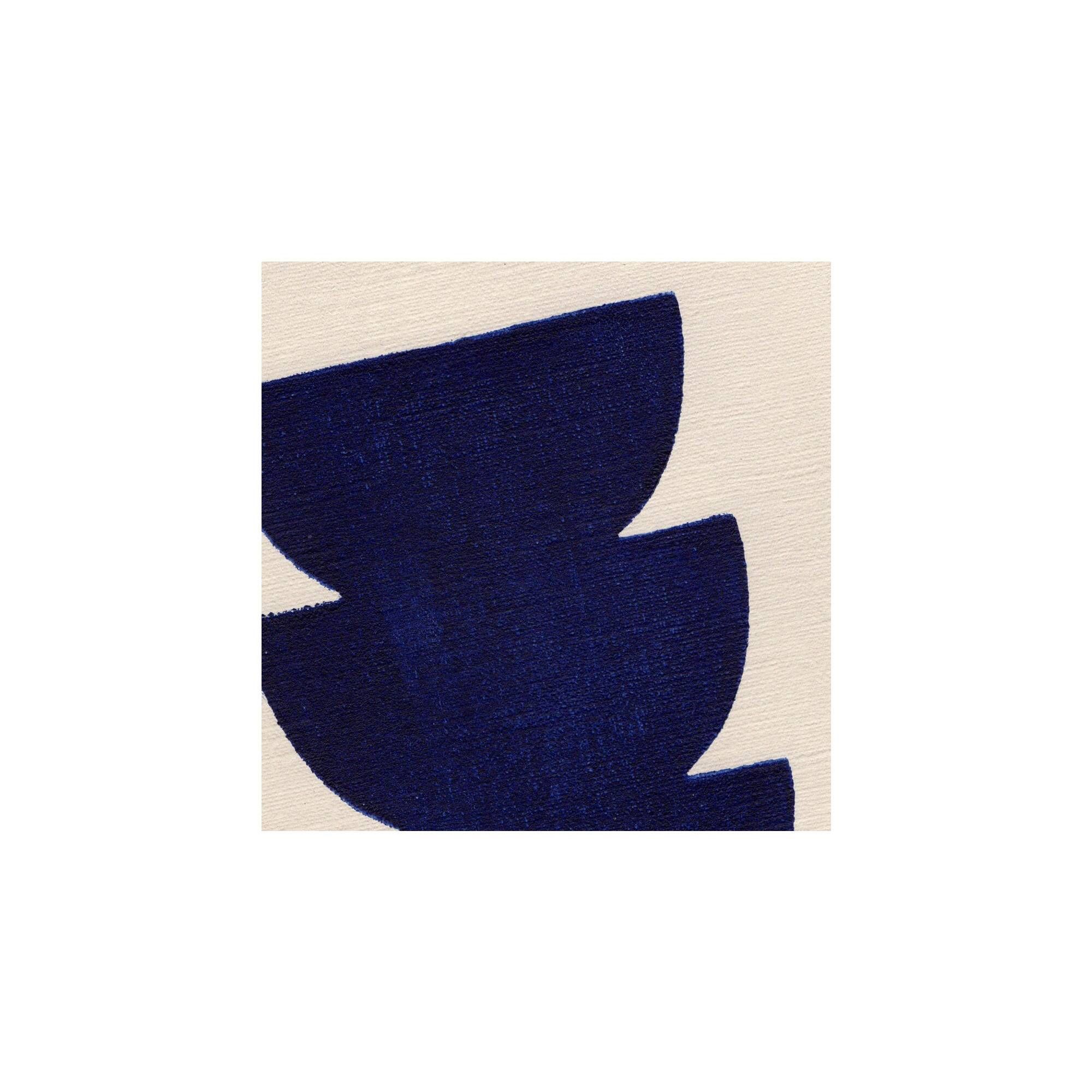 Collection of 4 abstract paintings on paper, burgundy colour, signed Eawy.
