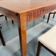 Extendable dining table Italian design 60 geometric rosewood
