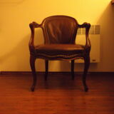 Leather armchair