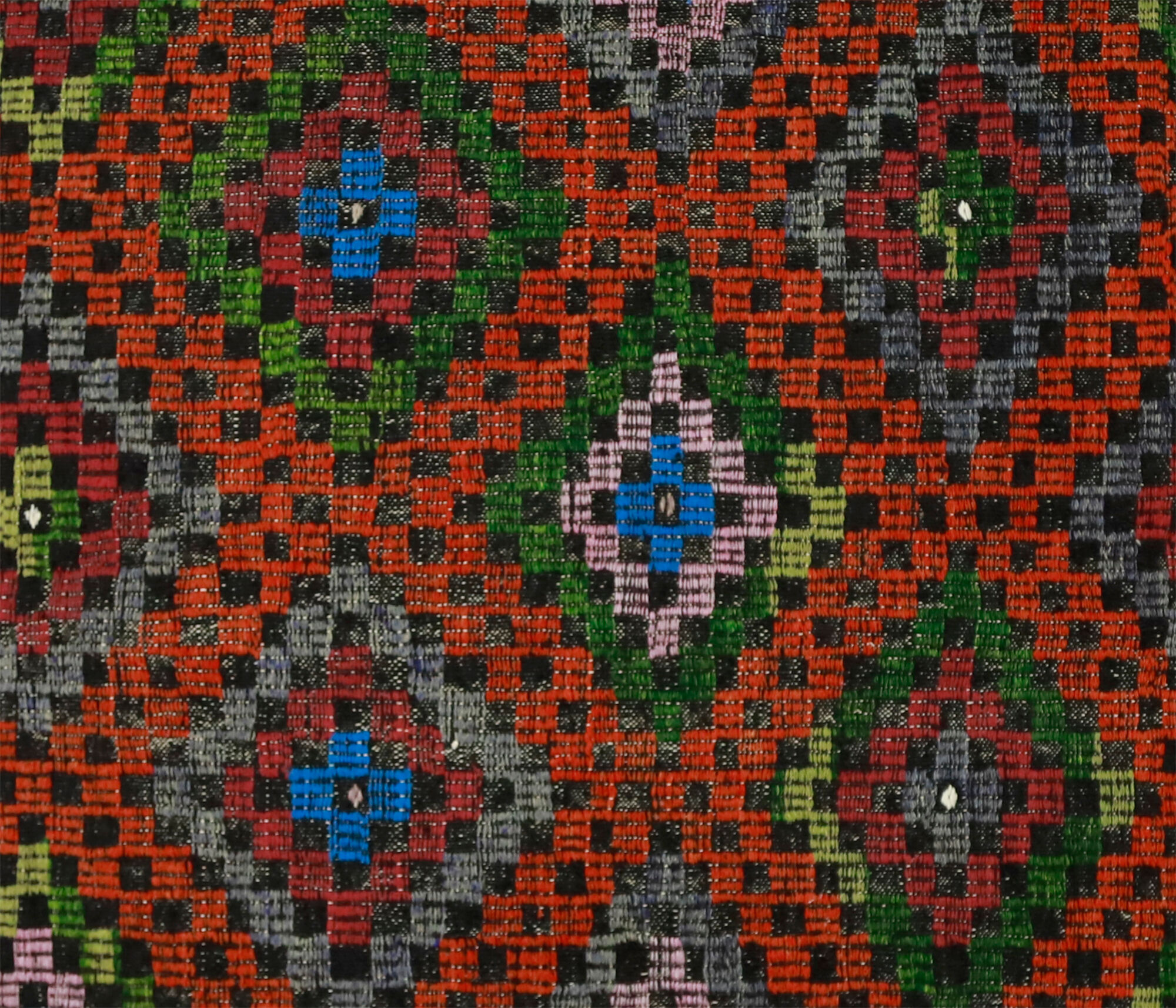 Anatolian handmade kilim rug 283 cm x 218 cm