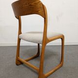 Series of 4 Baumann sleigh chairs from the 60s/70s