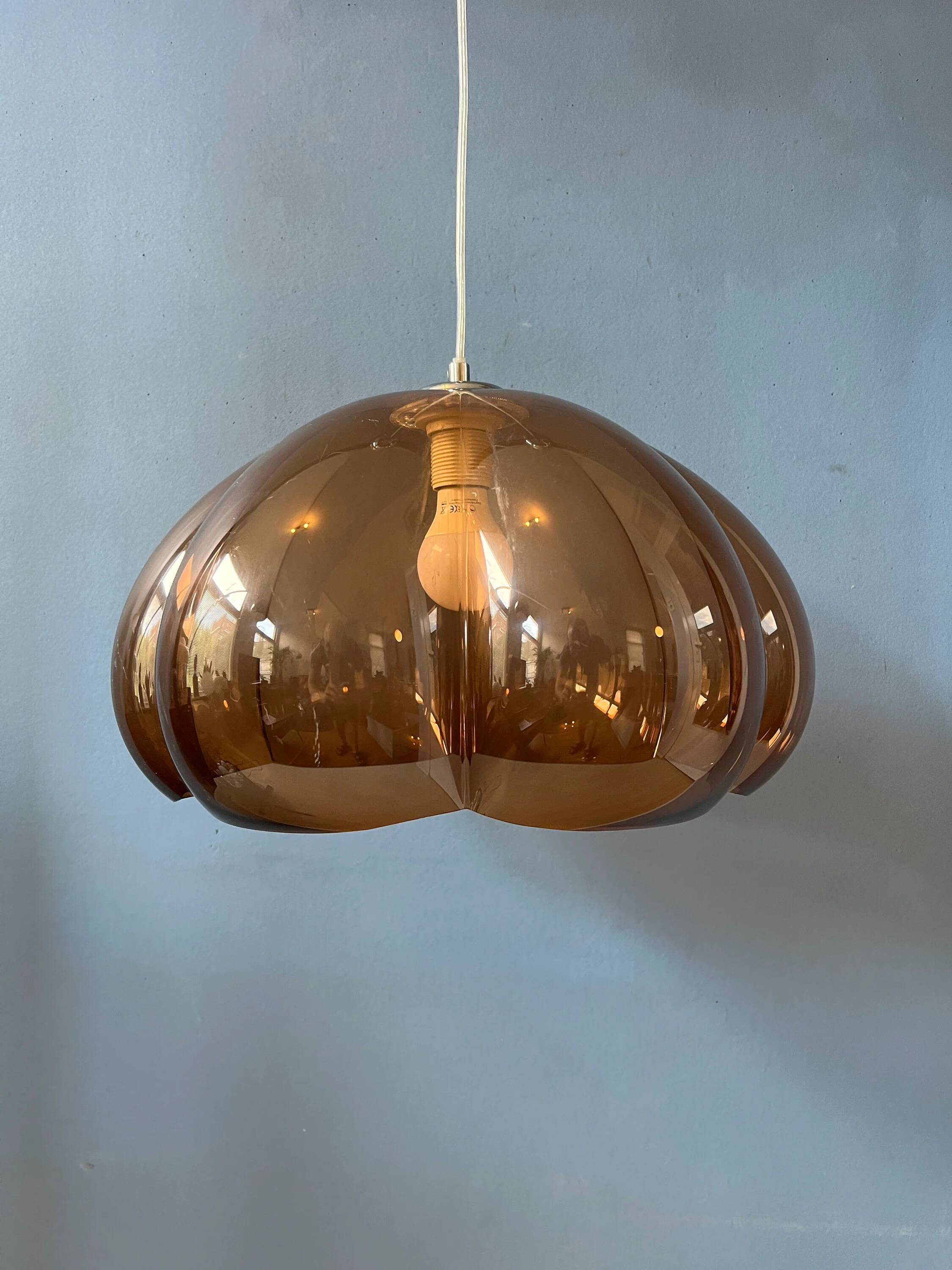 Vintage Herda Space Age suspension | Mid-Century lamp | 70s retro lighting