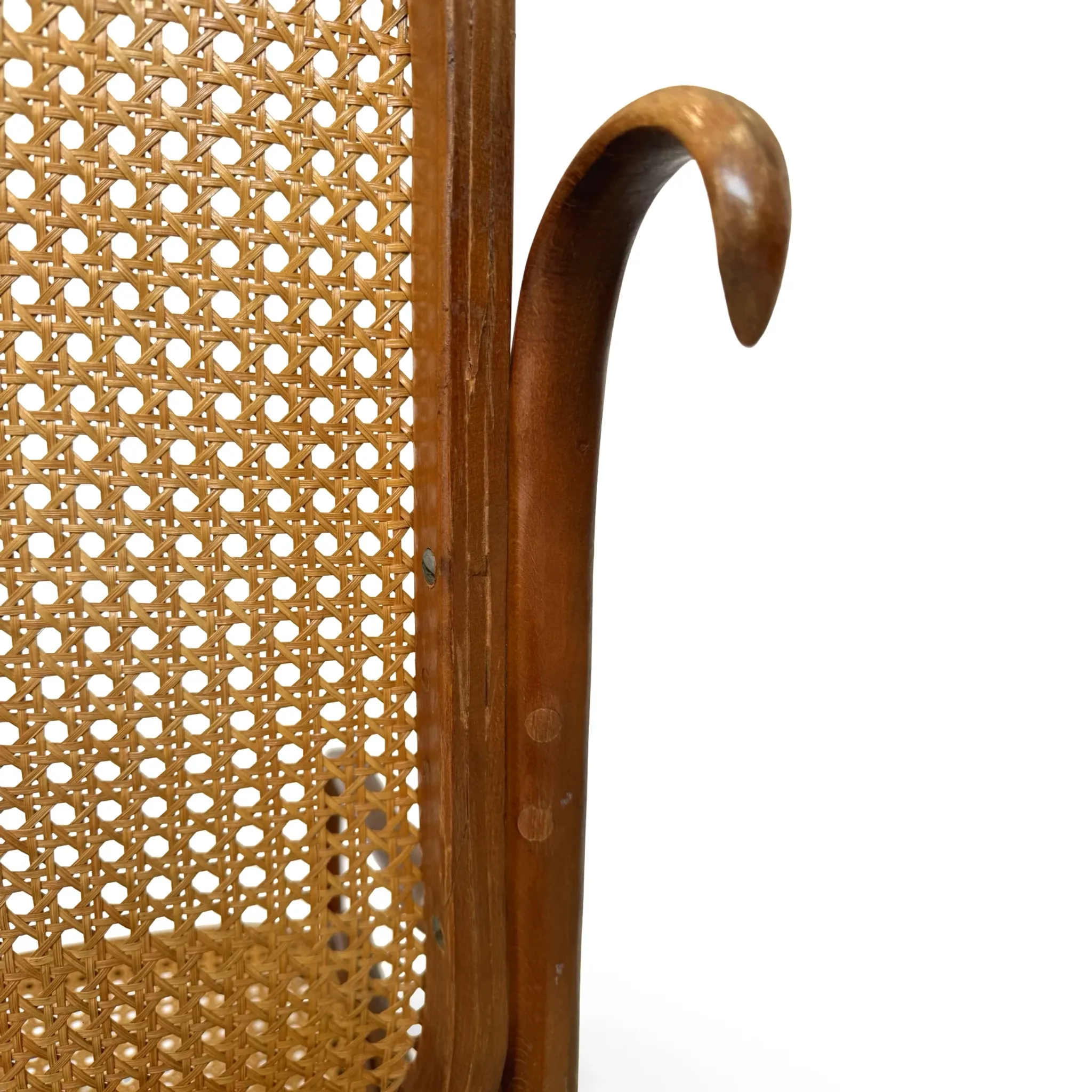 Vintage Bentwood Rocking Chair in the Thonet Tradition, by FMG, 1940s/