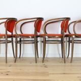 Chairs bistro curved wood called "Le Corbusier"