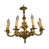 Lustre style Louis XV en bronze