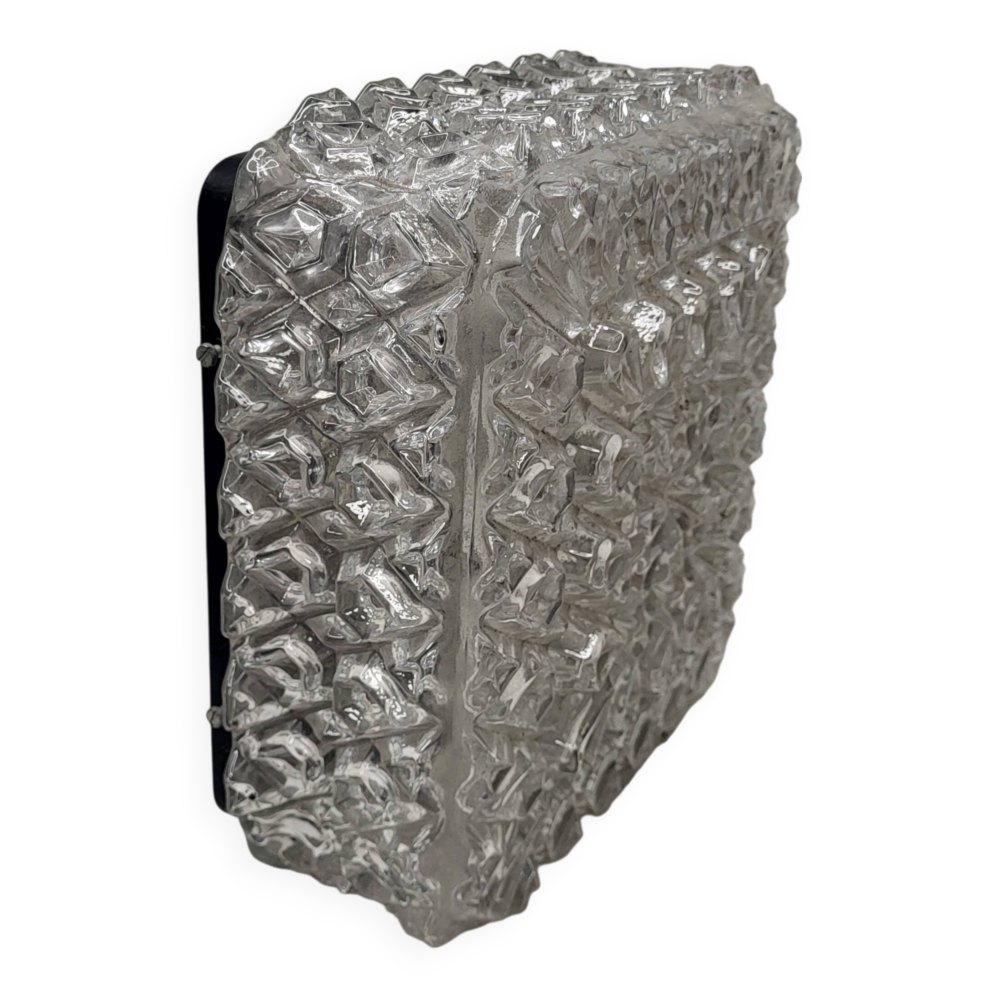 Ceiling / Wall lamp Glashutte Limburg 1960's