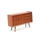 Vintage sideboard with drawers and doors made in the 50s