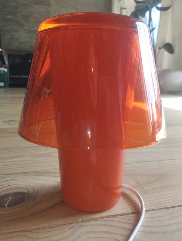 Lampe Ikea Gavik orange – design vintage années 70/80
