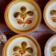 4 deep plates "Fuego" Gien France