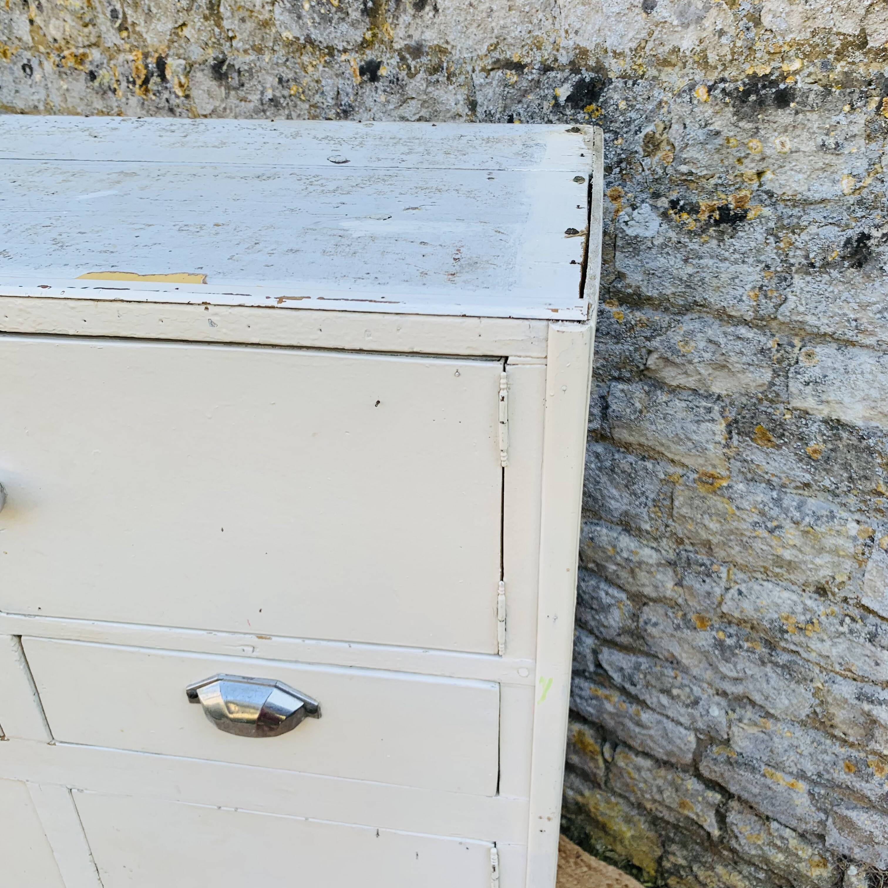 Vintage white sideboard