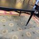 Scandinavian dining table in blackened wood Napoleon III
