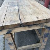 Huge vintage workshop workbench table 245cm
