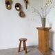Tripod stool elm