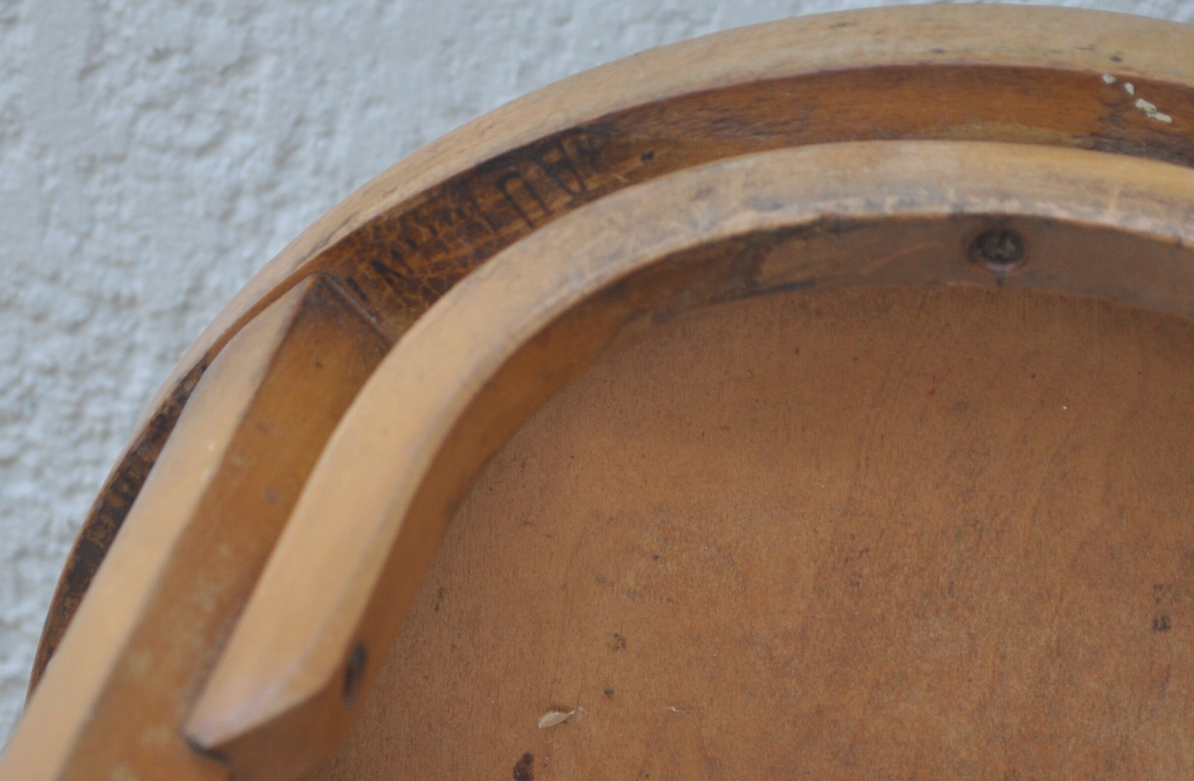 Pair of stools signed Baumann