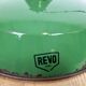 Industrial Green Enamel Factory Pendant Lamp from Revo, 1950s