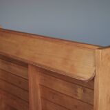 Traditionalist Dutch pine Church Bench, 1930s