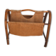 Rattan magazine rack