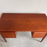 Vintage Danish free standing desk teak