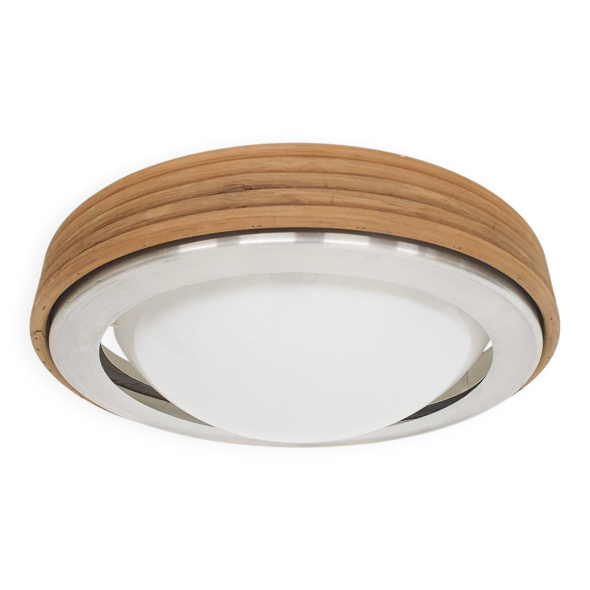 Doria bamboo ceiling light, Germany 1950's