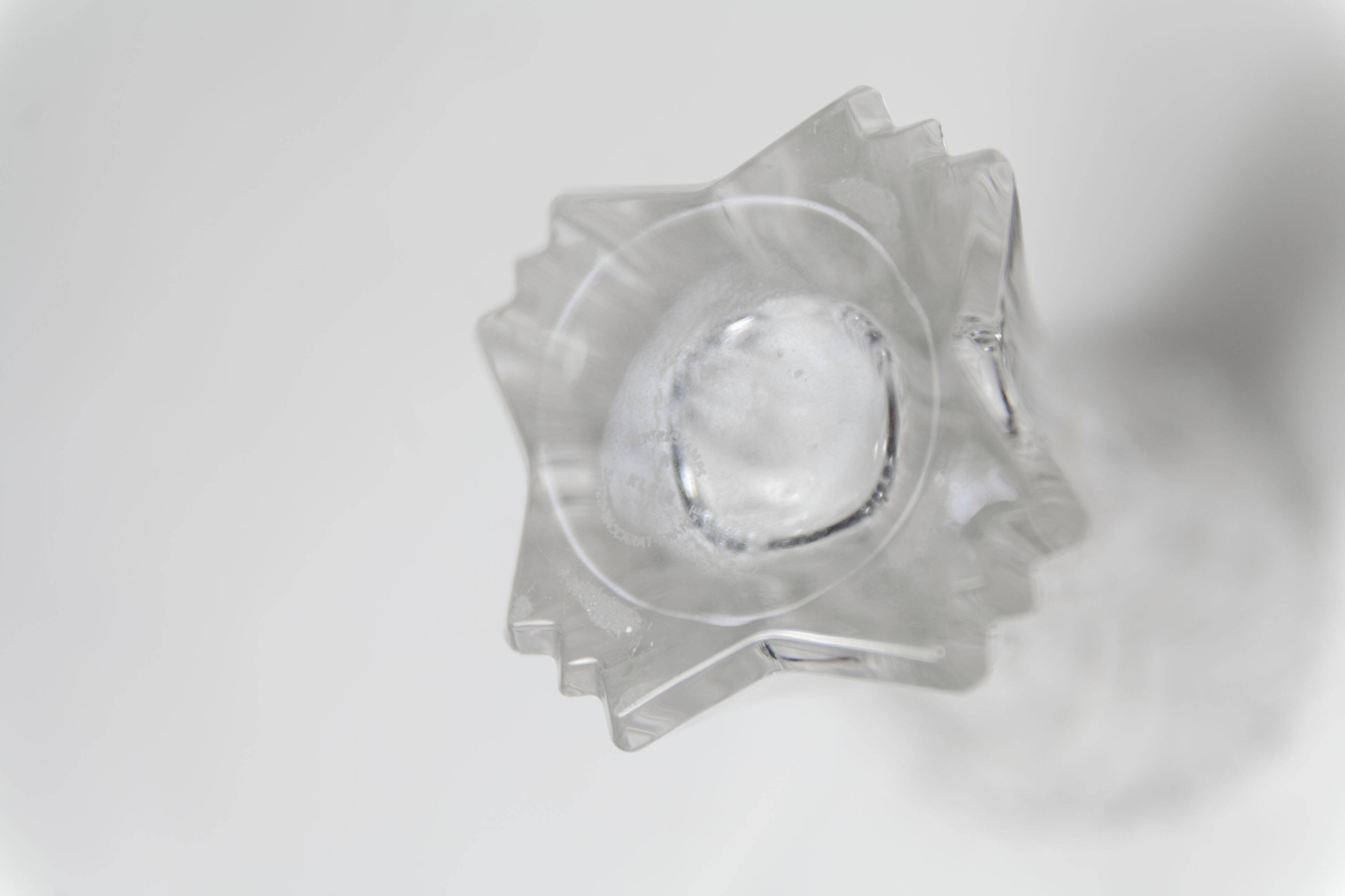 Crystal vase stamped Klein house 54120 Baccarat France