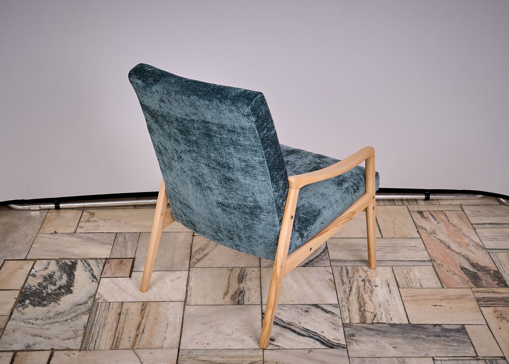 Set of 4 armchairs designed by J. Jiroutek, TON Czechoslovakia, 1960s