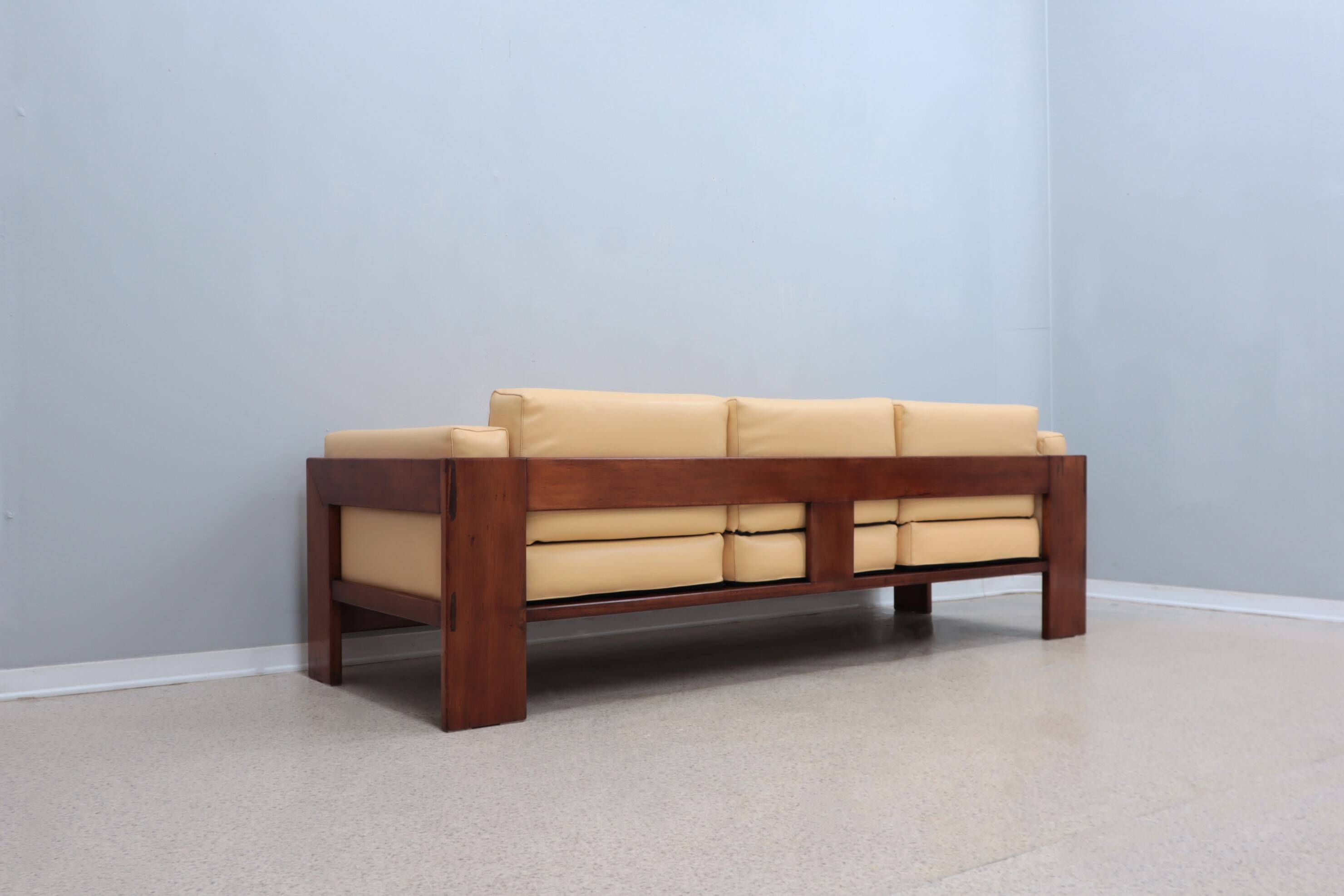 Afra & Tobia Scarpa Bastiano leather sofà GAVINA 1960s
