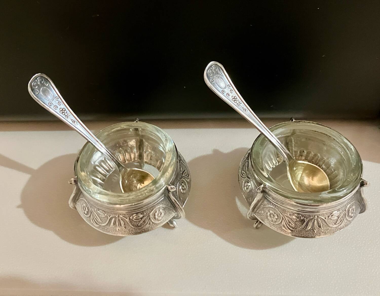 Paire de salières
