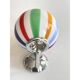 Set of Two Contemporary Multicolor "Rods" Murano Glass Wall Sconces