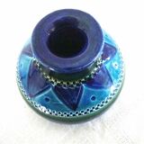 Small vase Aldo Londi Bitossi Rimini blu