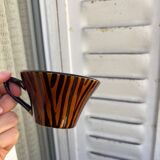 Lot Tasses & Coupelles Sarreguemines Domino