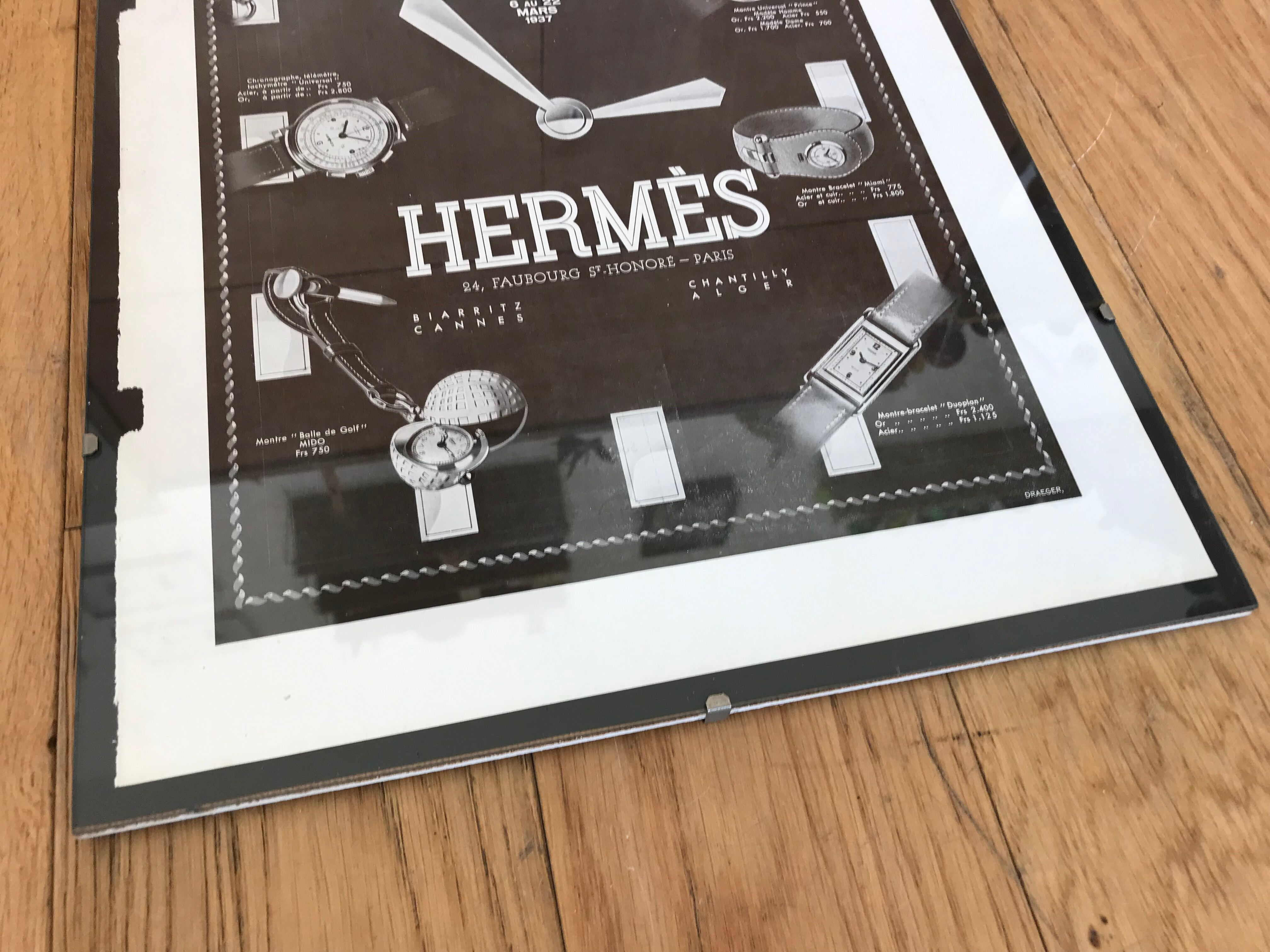 Advertising poster Hermès 1937