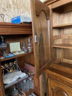 4-door walnut dresser