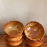 6 stoneware bowls