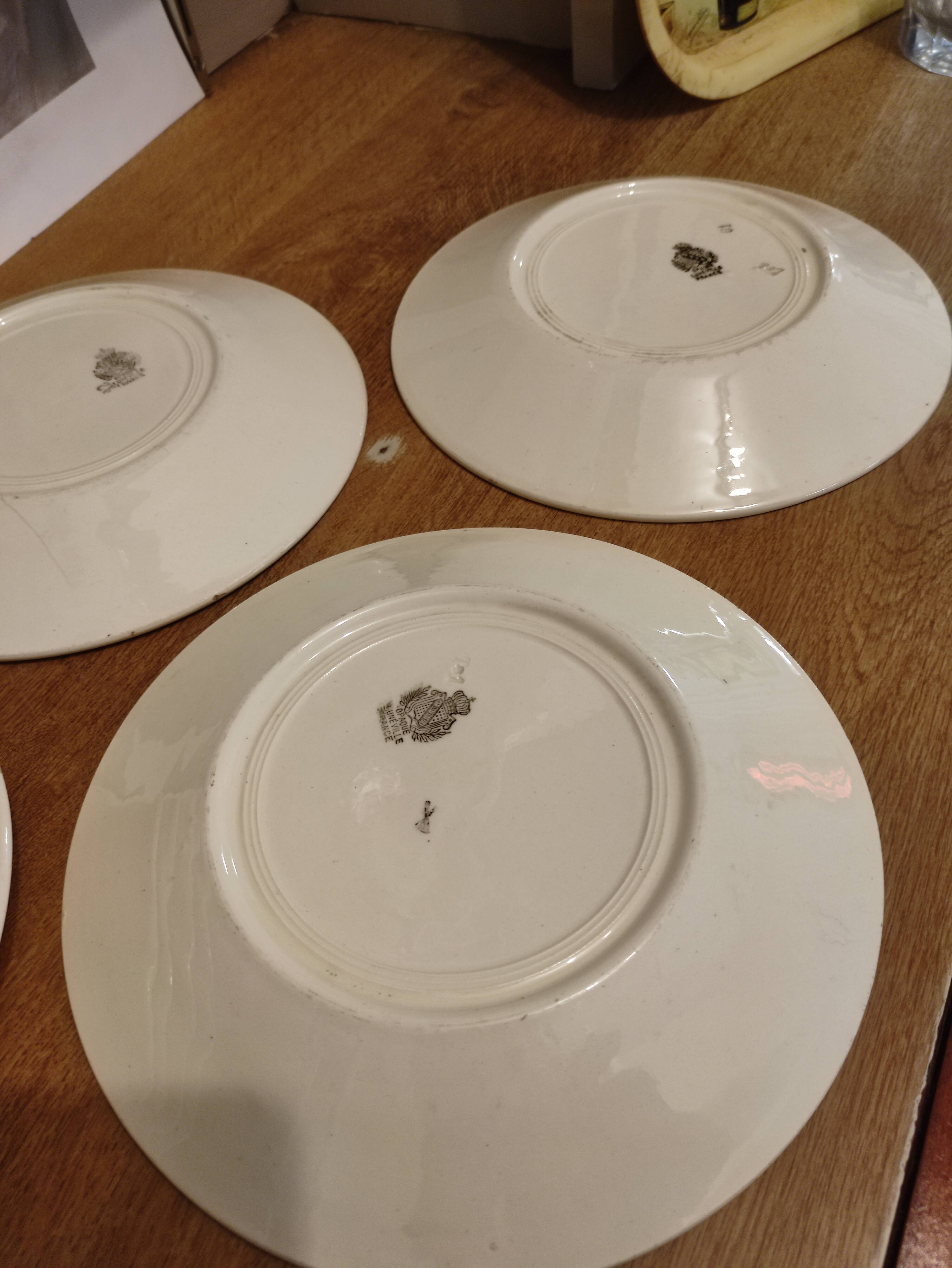 Lunéville 7 flat plates Potash by Hansi