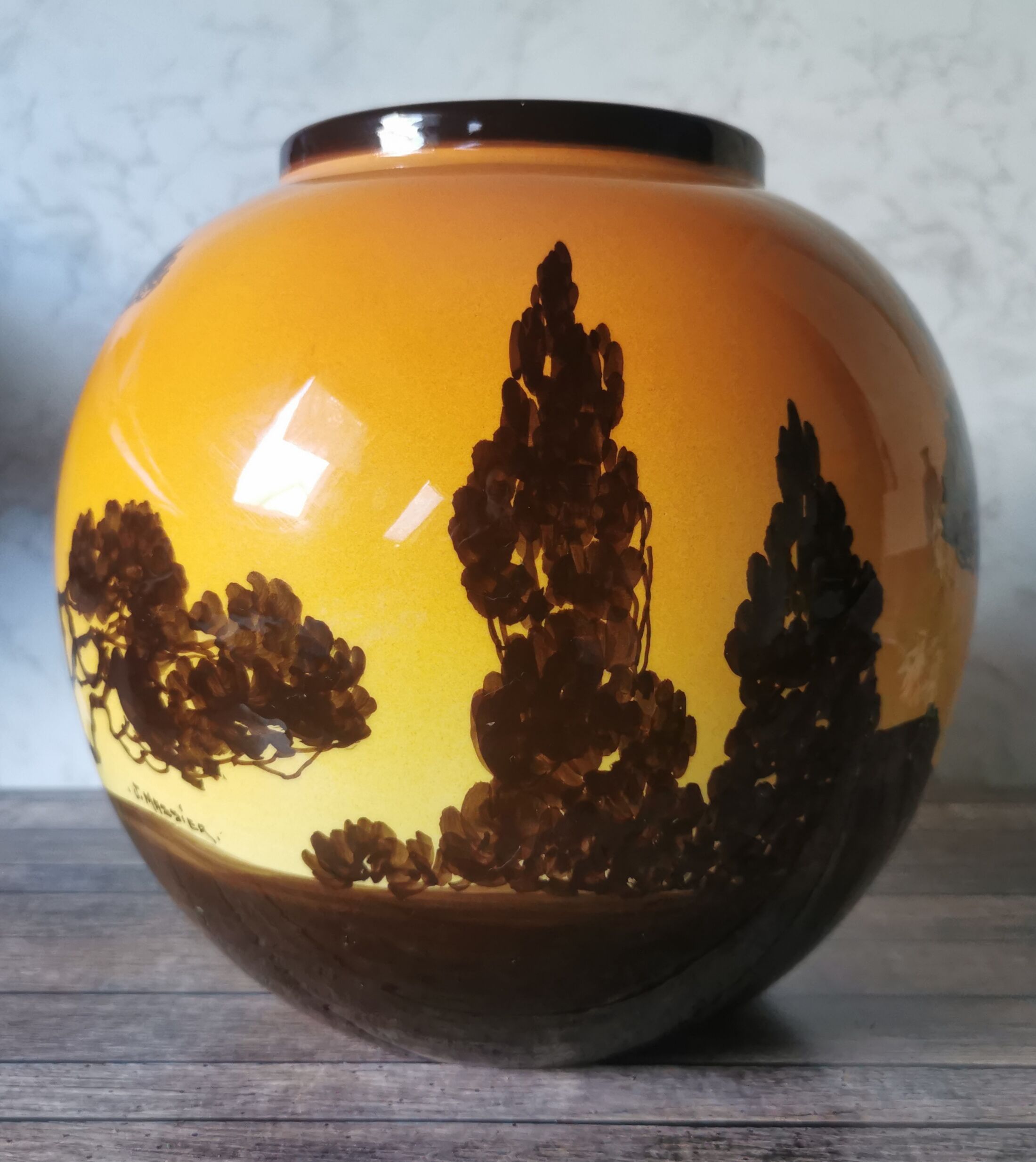 Vase boule Jérôme Massier