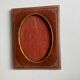 Antique leather with gilding frame measurements 18 cm x 14 cm