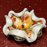 All Fruits glass bowl from Murano by Dino Martens with gold flecks 1960s