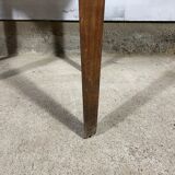 Oval old farmhouse table