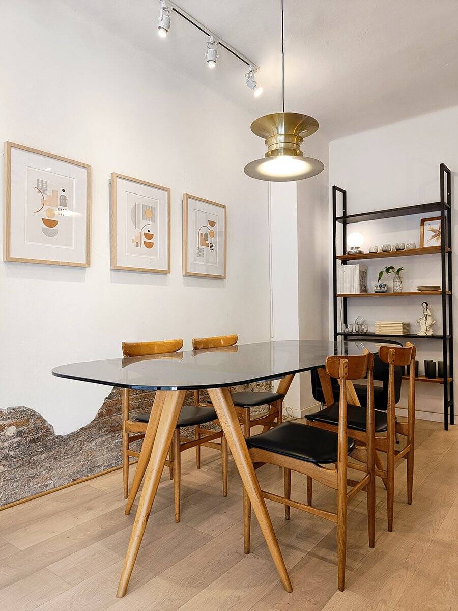 Danish Ceiling Lamp by Bent Nordsted for Lights Lighting, 1960s