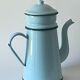 Cafetière tôle émaillée mint