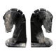 Marble bookends horse heads 1960’s